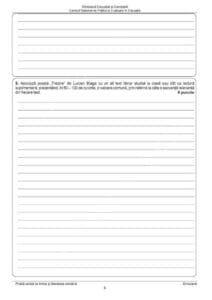 Simularea examenului de Evaluare Națională. Subiectele la proba Limba și Literatură Română. 5 62528436