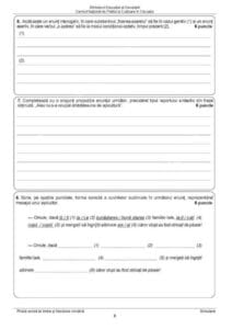 Simularea examenului de Evaluare Națională. Subiectele la proba Limba și Literatură Română. 7 62528441