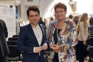 GEO BOGZA ȘI AVANGARDA 1 EVELYNE CROITORU si LUIGI BAMBULEA eveniment la Palatul Cotroceni 1