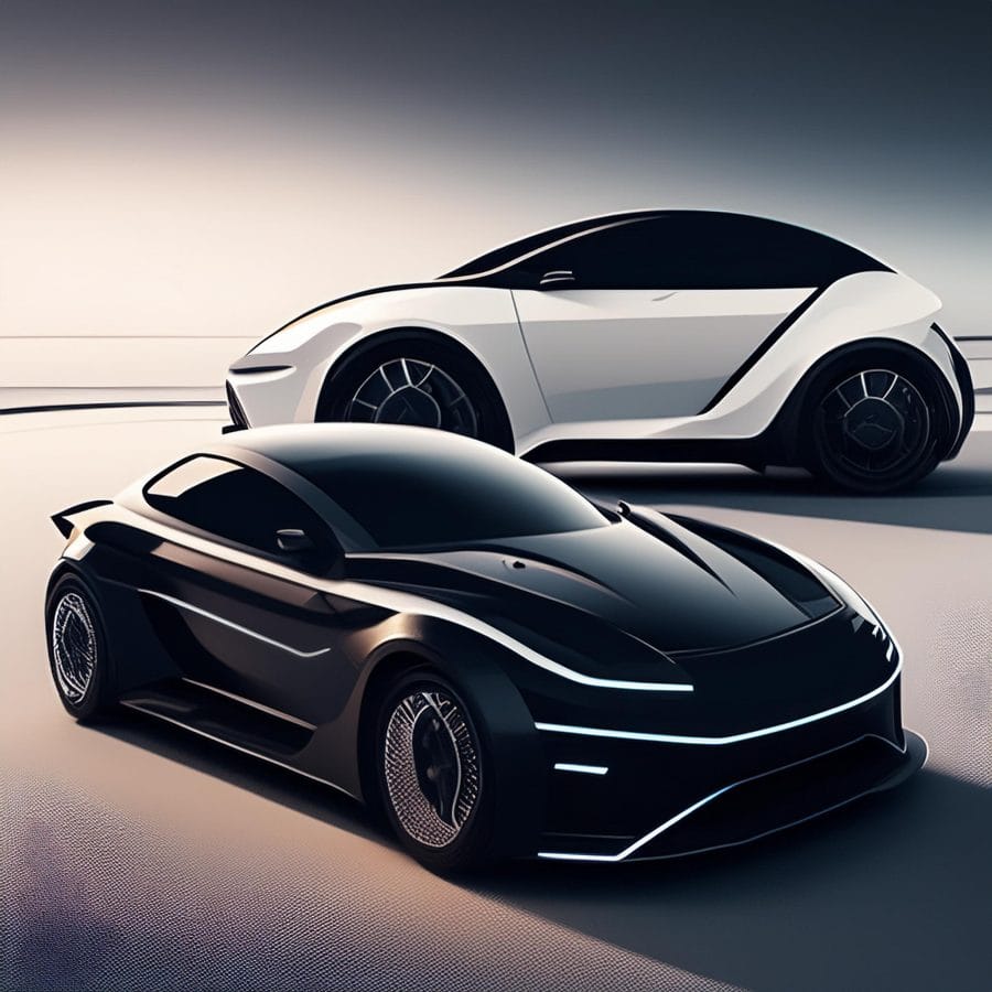 Firefly 2 cars one white and one black 64892