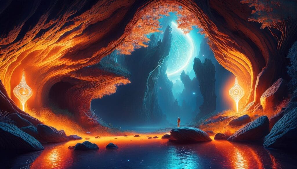 Firefly The Myth of the Cave also known as the Allegory of the Cave with a magnificent natural pa