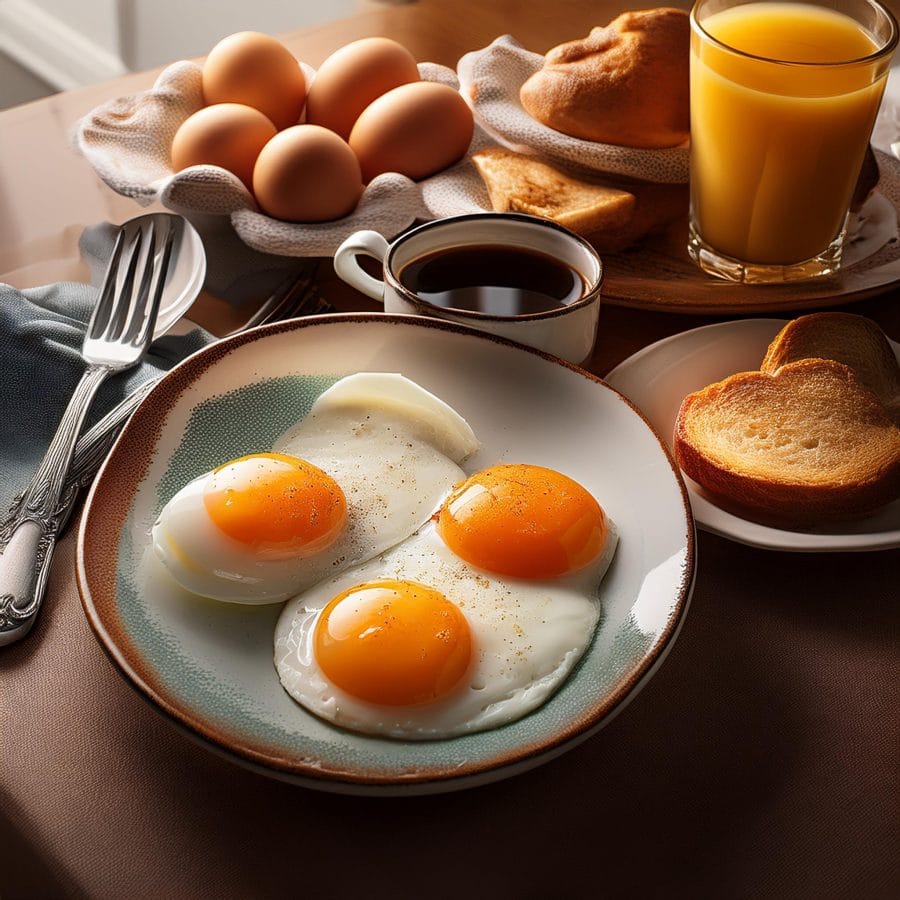 Ouale și Colesterolul: Sunt Sigure pentru Persoanele cu Colesterolul Mărit? 18 Firefly a breakfast with eggs 8355