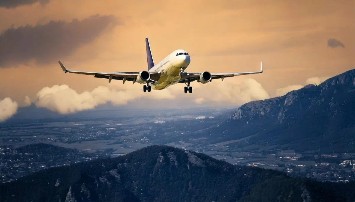 Firefly airplane in the air 90349