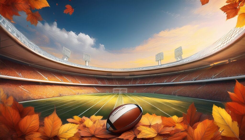 Firefly an illustration for a rugby game with the colors of autumn 36639