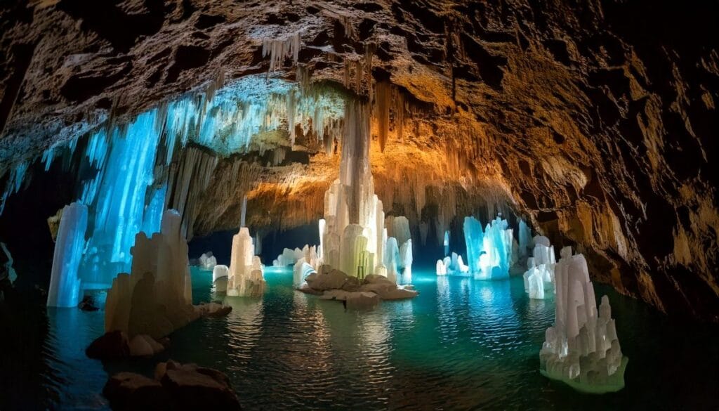 Firefly an image of Naica Cave from Mexico with its giant selenite crystals 59469