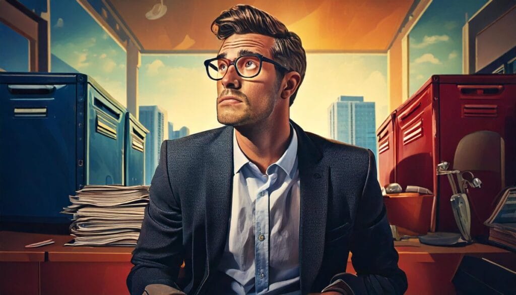 Firefly an image that captures the emotional transition from the holidays to the daily office routin