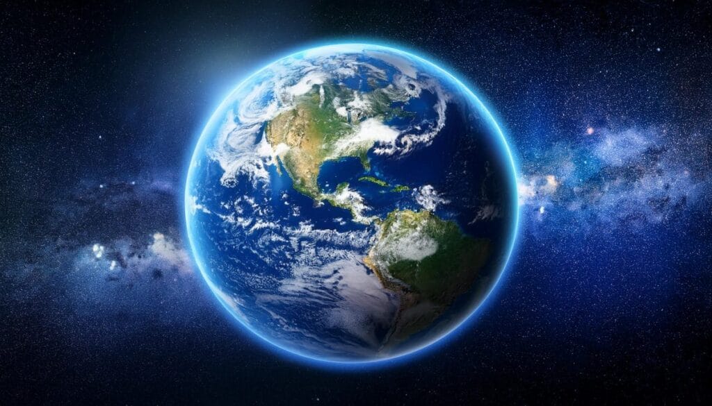 Firefly an image with a Earth in space 93412