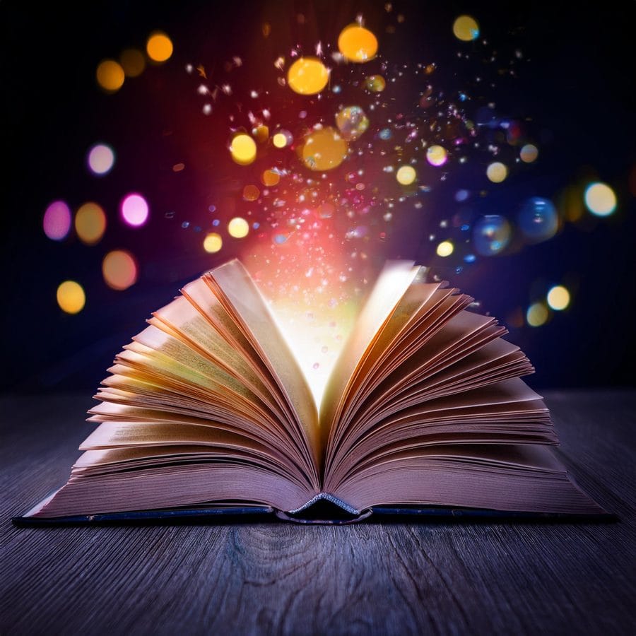 Firefly an image with a book for celebration of a language 2018