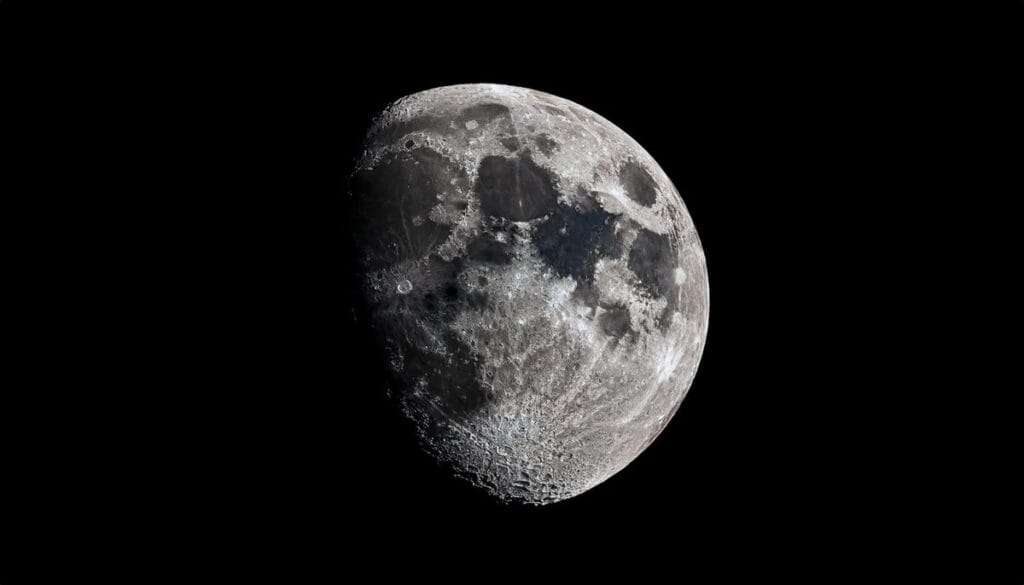 Firefly the moon the earth satellite with a beautiful dark pattern 34049