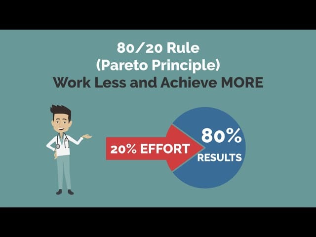 Use the 80/20 Rule (Pareto Principle) To Create Time, Become Productive,  and Achieve ANYTHING! - YouTube