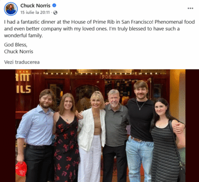 👉 Chuck Norris surprinde internetul cu un mesaj emoționant! 1 chuck norris