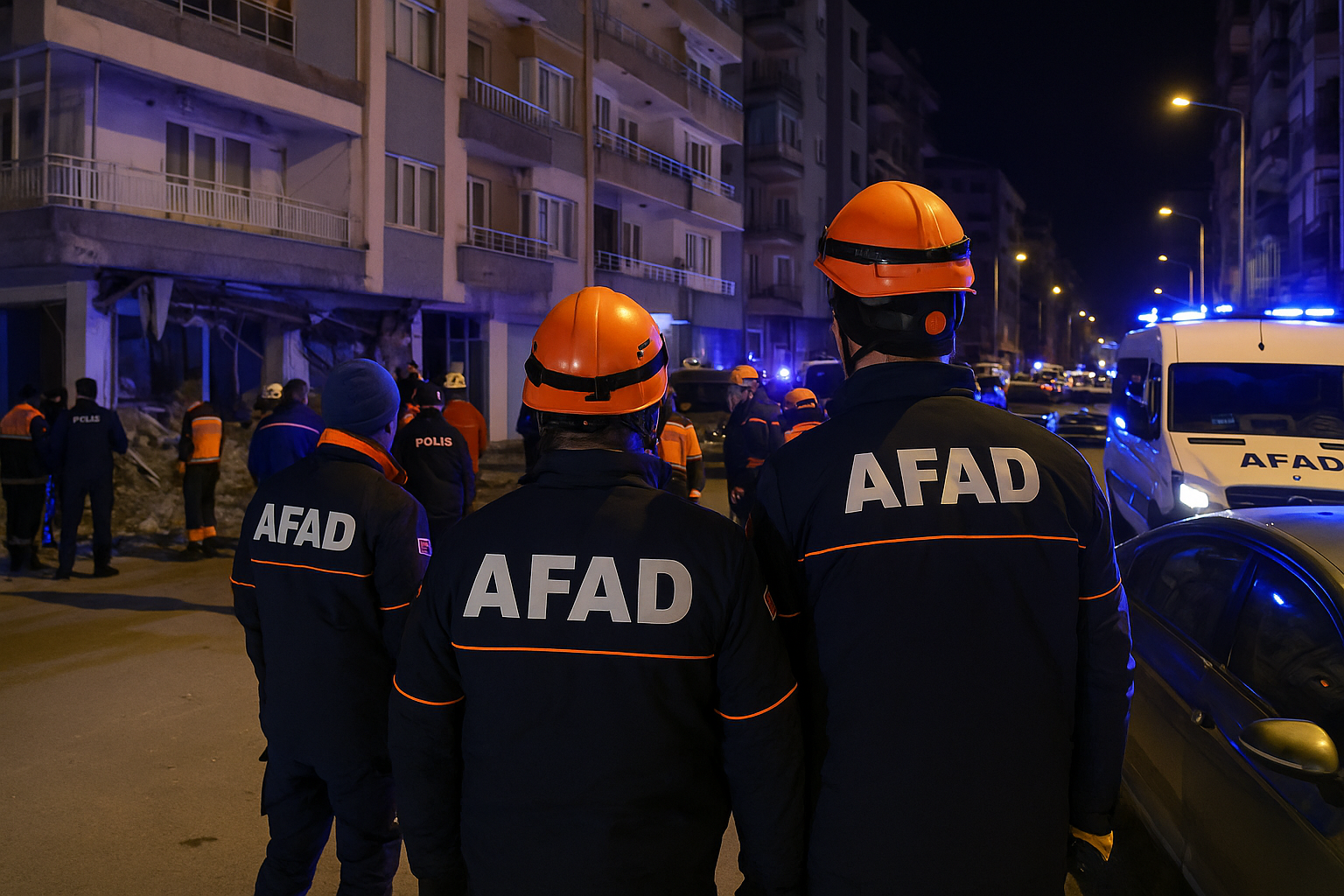 Echipaje AFAD inspectează clădirile afectate după cutremurul de 6,1 grade produs în provincia Balıkesir, Turcia