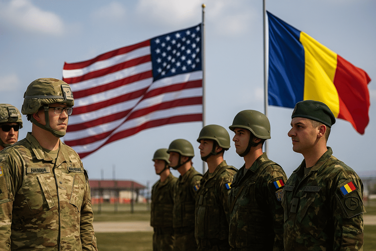 soldați americani la baza Mihail Kogălniceanu