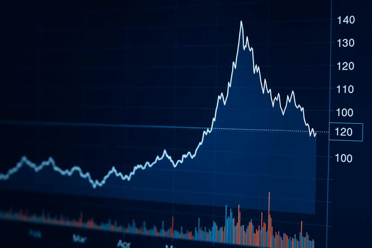 grafic bursier şi acţiuni companie de top România