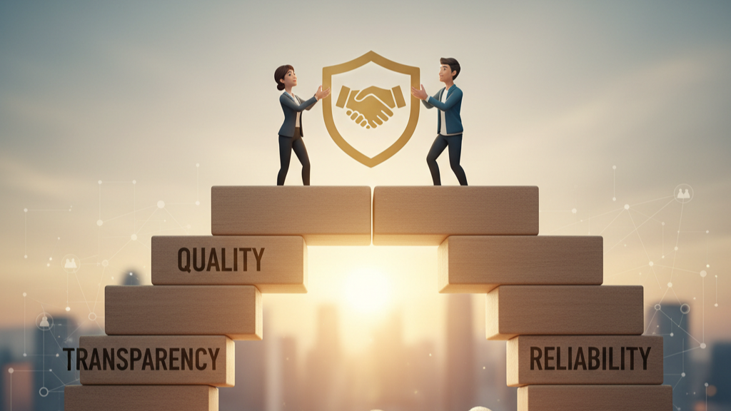 Cum să construiești încredere în brandul tău 5 Gemini Generated Image ug1x82ug1x82ug1x