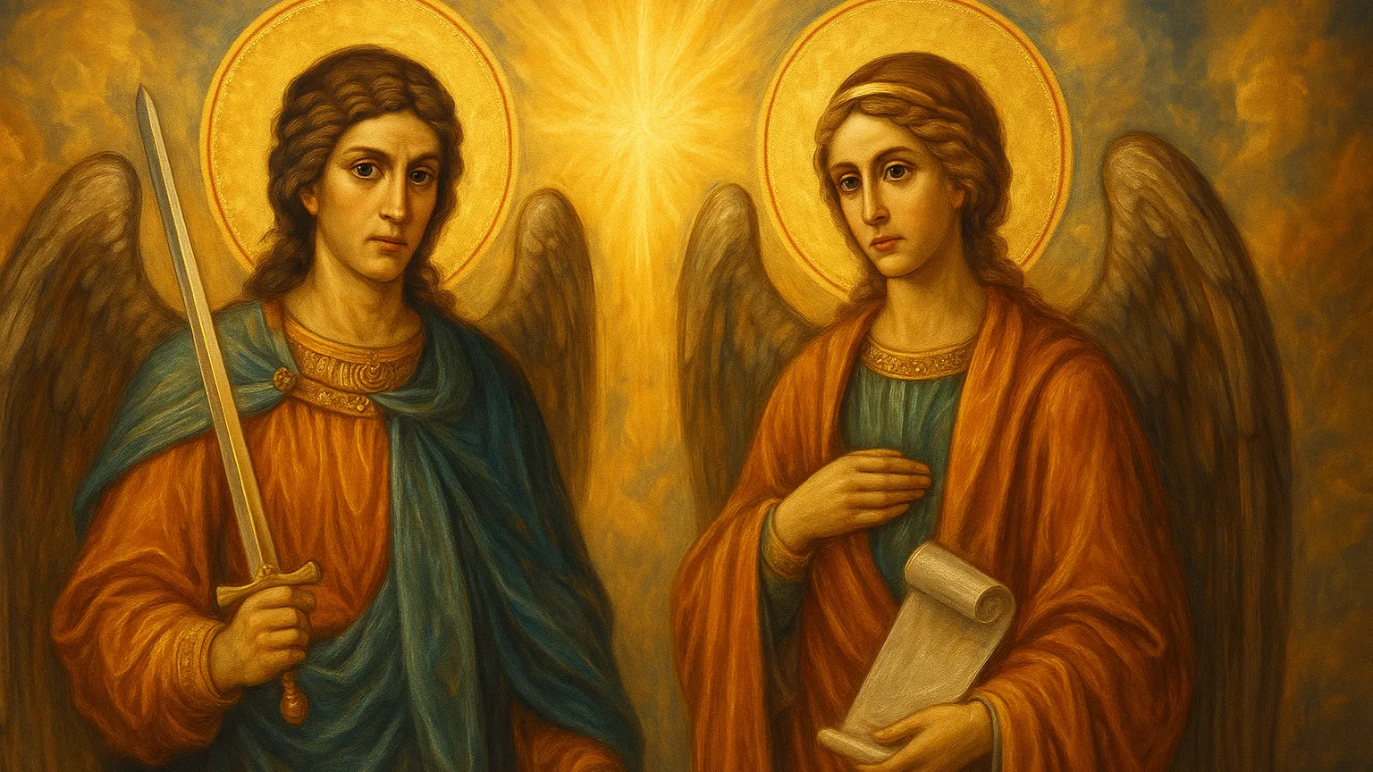 Sfinții Arhangheli Mihail și Gavriil