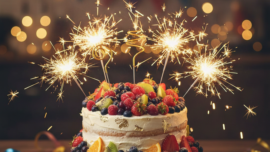 tort festiv de Anul Nou