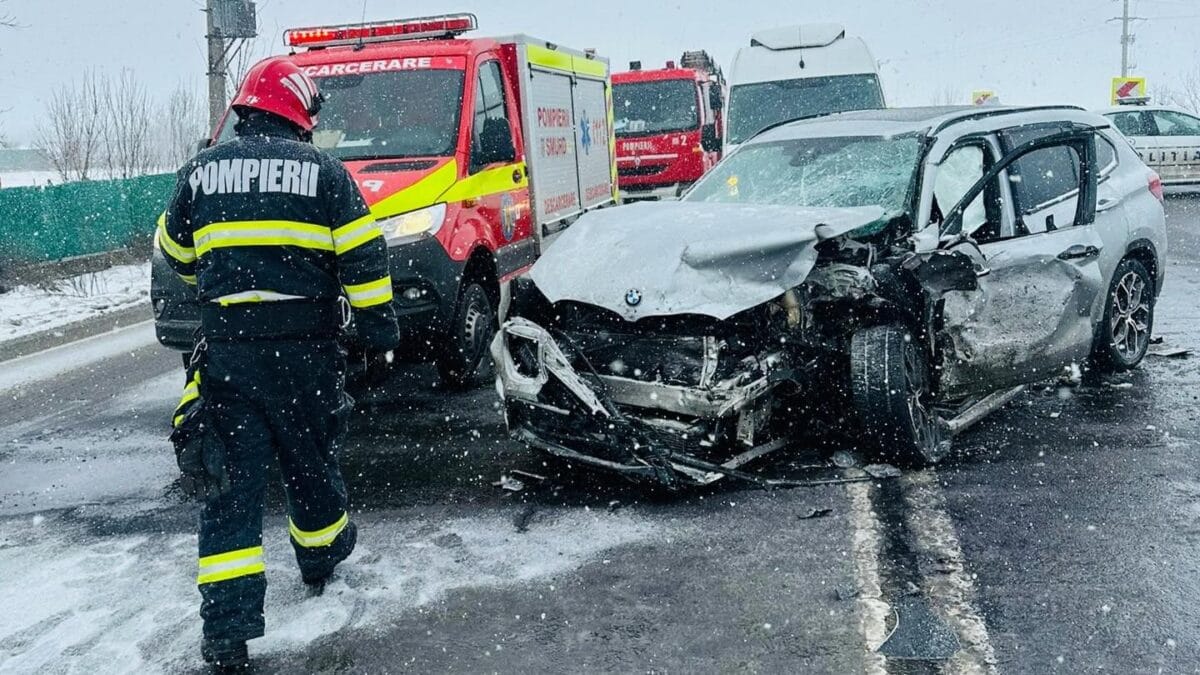 Accident rutier cu două victime pe DN5, Giurgiu