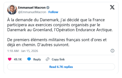 X / Emmanuel Macron
