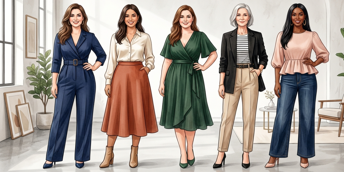 Cum să alegi hainele potrivite pentru tipul tău de siluetă