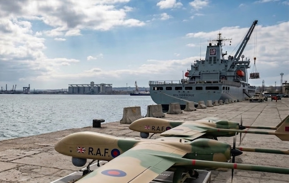drone Marea Britanie - sprijin Ucraina