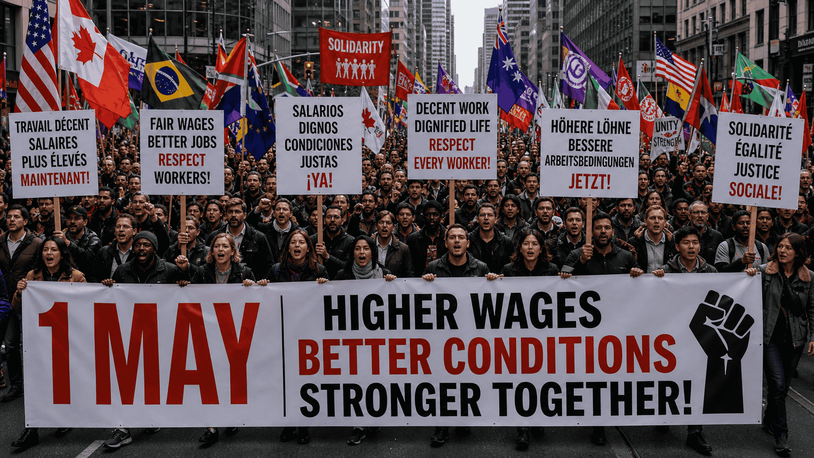 1 mai protest