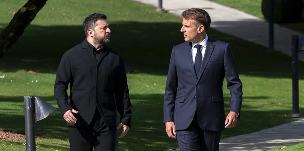 Macron - Zelenski