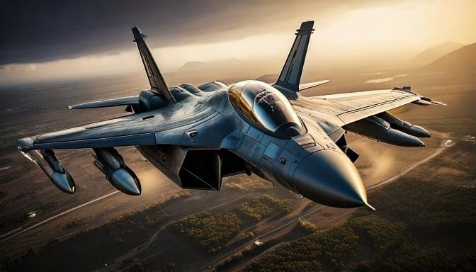 Firefly an image with F16 airplane 53348